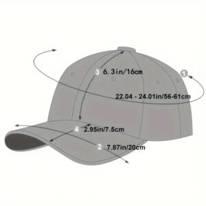 Men's Outdoor Graffiti Baseball Cap – Black Polyester - Image 4