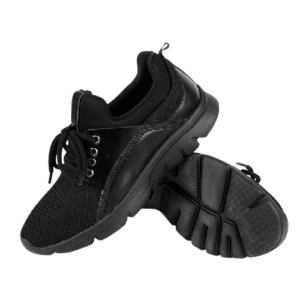 Men’s Black lightweight Mesh Chunky Sole Sneakers